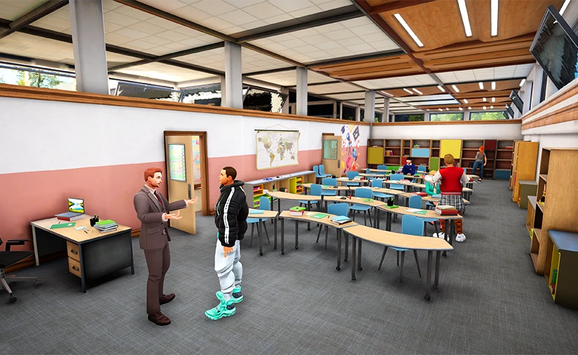 Immagine della realtà virtuale progetto scuola di Advepa
